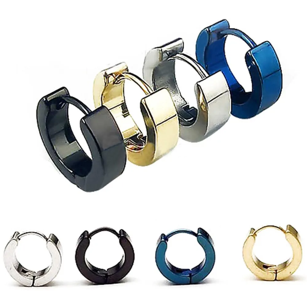 Hot Sale Fashionable Unisex Stainless Steel Stud Earrings - Color Gold Silver Black Blue Jewelry Accessories EAR-0082
Hot Sale Fashionable Unisex Stainless Steel Stud Earrings - Color Gold Silver Black Blue Jewelry Accessories EAR-0082