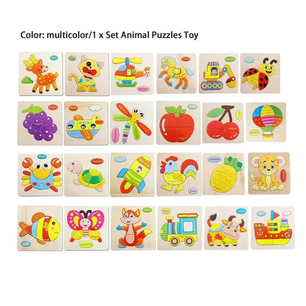 Free Shipping Three-dimensional wooden animal puzzle baby puzzle puzzle early education toys (random delivery)
Free Shipping Three-dimensional wooden animal puzzle baby puzzle puzzle early education toys (random delivery)