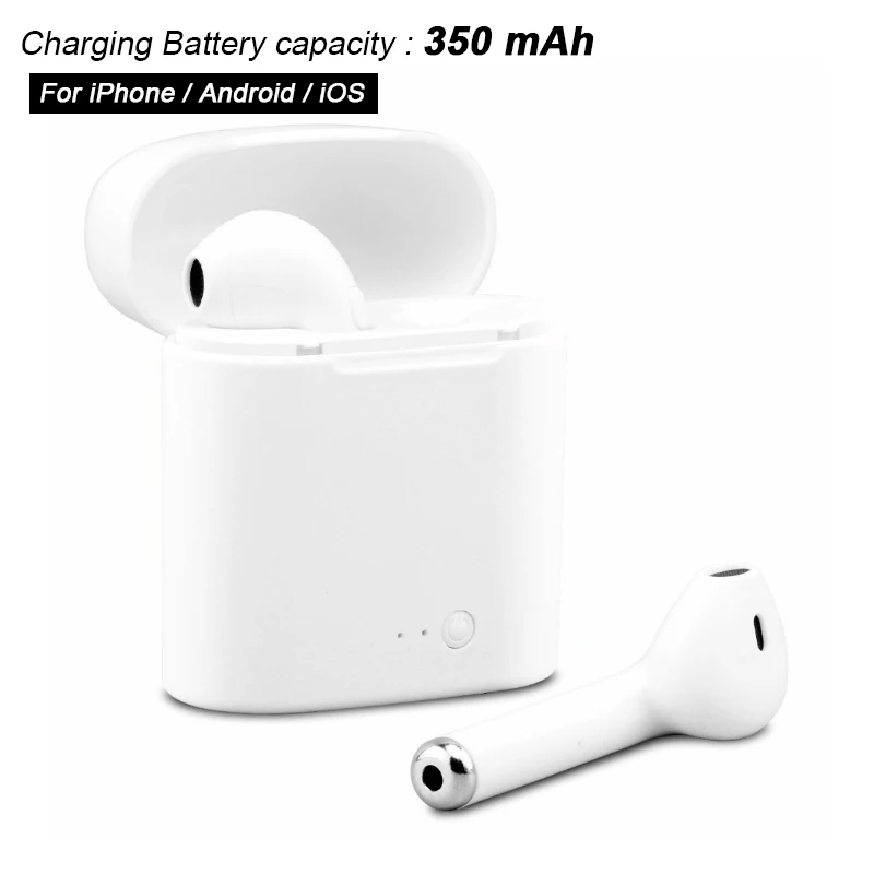 i7s TWS Bluetooth Earbuds Wireless Headphones Headsets Stereo In-Ear Earphones With Charging Box for ios and Android Airpods
i7s TWS Bluetooth Earbuds Wireless Headphones Headsets Stereo In-Ear Earphones With Charging Box for ios and Android Airpods