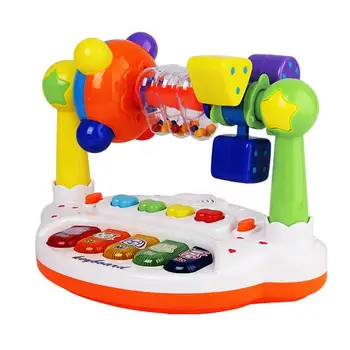 Children's Music Keyboard Turntable Rattle Baby Early Education Story Machine Piano Learning Story-telling Puzzle Park Baby Toys
Children's Music Keyboard Turntable Rattle Baby Early Education Story Machine Piano Learning Story-telling Puzzle Park Baby Toys