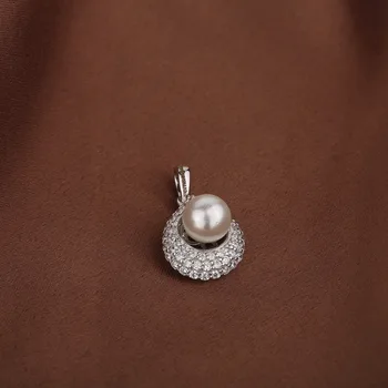 DENGYINGLUO Pure 925 Sterling Silver Pendant Natural Freshwater Pearl Pendant Fine Jewelry Gift for Women Girl
DENGYINGLUO Pure 925 Sterling Silver Pendant Natural Freshwater Pearl Pendant Fine Jewelry Gift for Women Girl