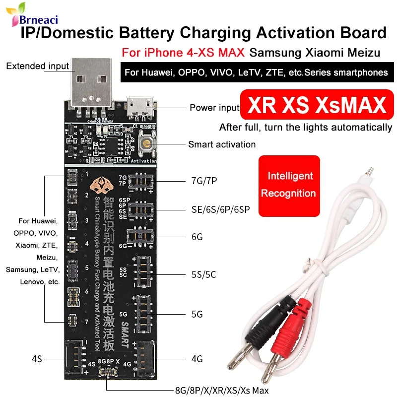 For iPhone 4-x Samsung Xiaomi Huawei Meizu Mobile Phone Battery Charging Activation Board Power Supply Boot Line Test Line Tools
For iPhone 4-x Samsung Xiaomi Huawei Meizu Mobile Phone Battery Charging Activation Board Power Supply Boot Line Test Line Tools
