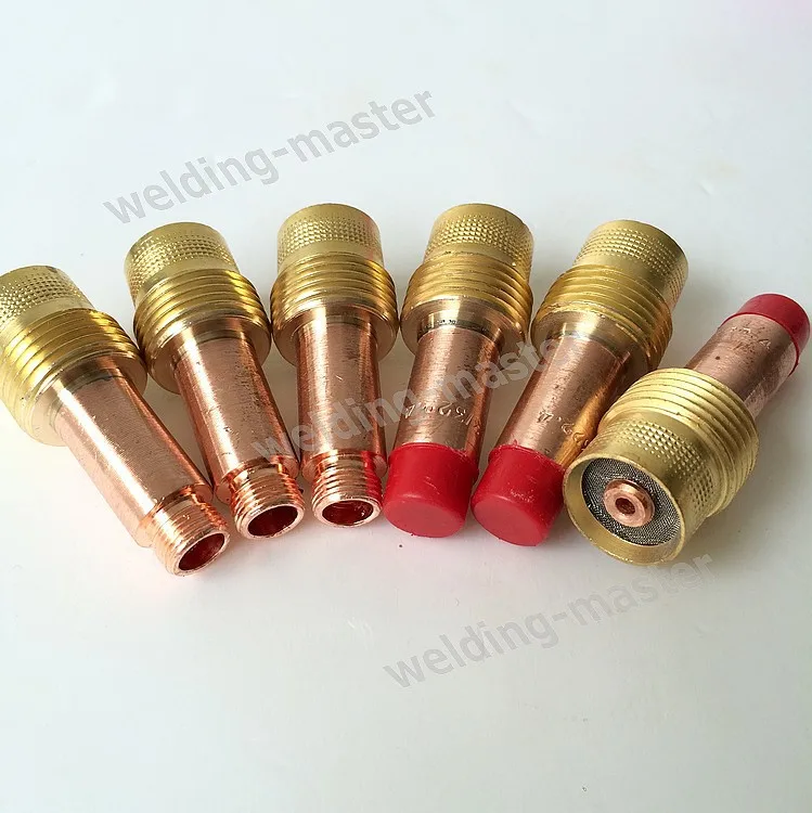 Free shipping TIG Welding Torch WP 17 18 26 consumables TIG Gas Lens 45V27 1.6mm 2.4mm 3.6mm 6pcs
Free shipping TIG Welding Torch WP 17 18 26 consumables TIG Gas Lens 45V27 1.6mm 2.4mm 3.6mm 6pcs