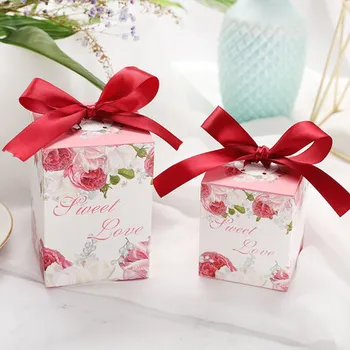 Wedding Gift Box Birthday Party Baby Shower Favors Candy Box With Ribbon Decoration Wedding Party Event Supplies
Wedding Gift Box Birthday Party Baby Shower Favors Candy Box With Ribbon Decoration Wedding Party Event Supplies