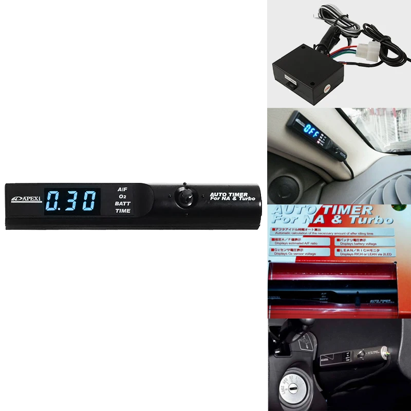 Car Styling High Quality APEXI Auto Turbo Timer NA & Turbo Digital LED Blue Display Light
Car Styling High Quality APEXI Auto Turbo Timer NA & Turbo Digital LED Blue Display Light