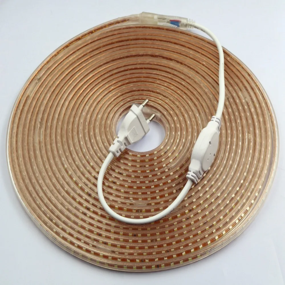 220V LED Strip 2835 120Leds/M IP67 Waterproof With EU Power Plug LED Tape Light String Ribbon Brighter Than 3528 5630 LED Strip
220V LED Strip 2835 120Leds/M IP67 Waterproof With EU Power Plug LED Tape Light String Ribbon Brighter Than 3528 5630 LED Strip