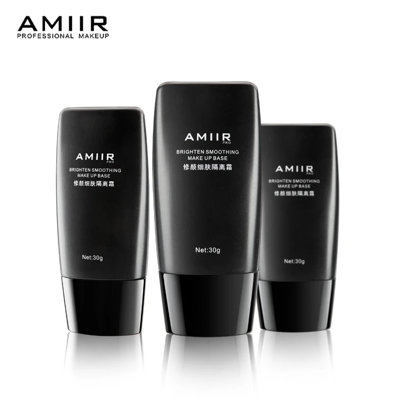 High Quality 2 Colors Face Smooth Primer Foundation Makeup Brighten Dull Skin Correcting Pore Concealer AMIIR Brand Face Primer
High Quality 2 Colors Face Smooth Primer Foundation Makeup Brighten Dull Skin Correcting Pore Concealer AMIIR Brand Face Primer