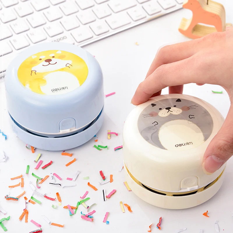 Deli Mini Desktop Electric Vacuum Cleaner Portable Automatic Handheld Vacuum Cleaner Mini Cute Chargeable Cleaner School Office
Deli Mini Desktop Electric Vacuum Cleaner Portable Automatic Handheld Vacuum Cleaner Mini Cute Chargeable Cleaner School Office