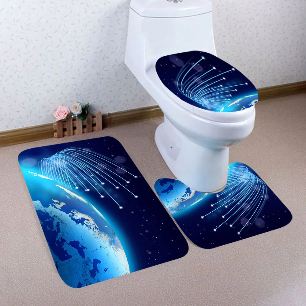 3PCS Carpet Christmas Bathroom Mat Set Embossing Flannel Floor Rugs Cushion Toilet Seat Cover Bath Mat for Home Decoration
3PCS Carpet Christmas Bathroom Mat Set Embossing Flannel Floor Rugs Cushion Toilet Seat Cover Bath Mat for Home Decoration