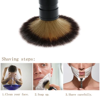 1pc Professional Men's Nylon Shaving Brush Metal Aluminium Oxide Handle Razor Sets Male Beard & Face Cleaning Tool Black
1pc Professional Men's Nylon Shaving Brush Metal Aluminium Oxide Handle Razor Sets Male Beard & Face Cleaning Tool Black
