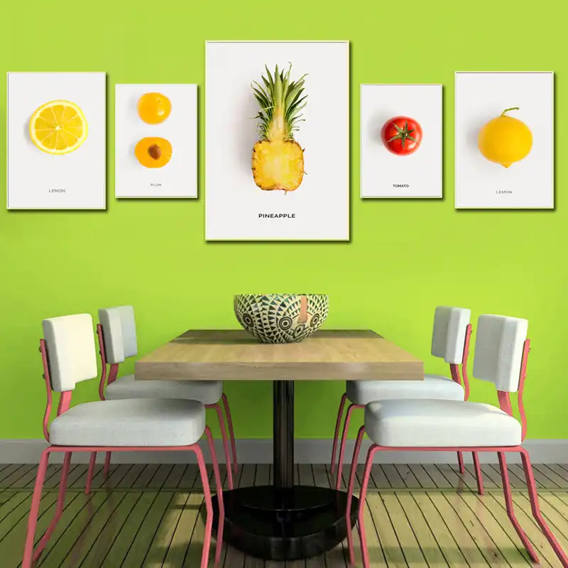 Food Fruit Coconut Tomato Pineapple Avocado Wall Pictures