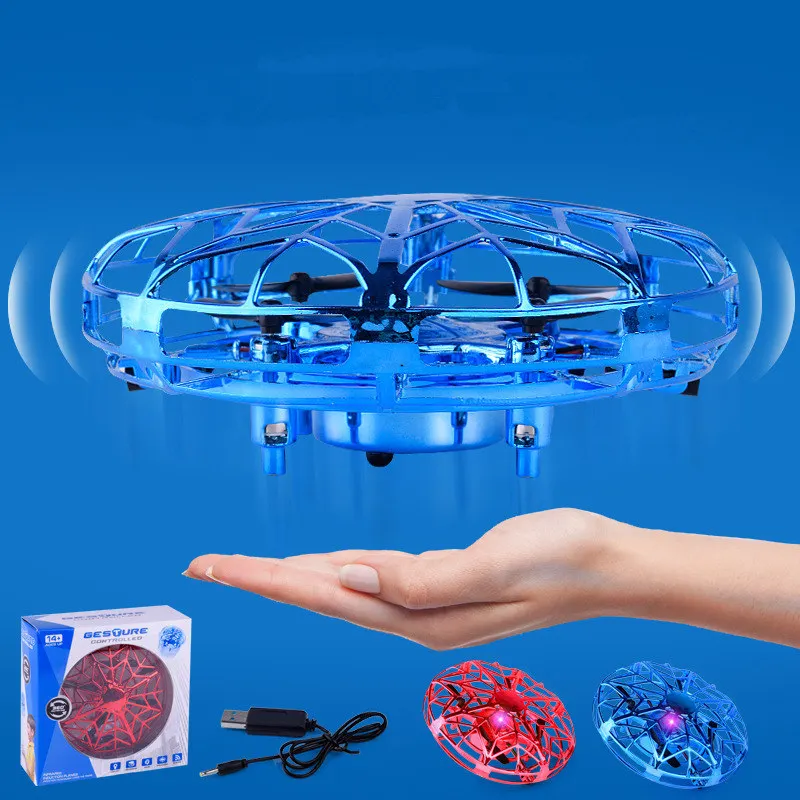 Mini Four-axis Drone UFO Gesture Sensing Aircraft Suspension Intelligent RC Airplane Floating Intelligent Induction Airplane
Mini Four-axis Drone UFO Gesture Sensing Aircraft Suspension Intelligent RC Airplane Floating Intelligent Induction Airplane