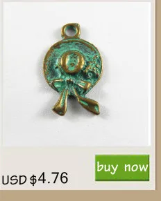 8pcs Antiqued Bronze Tone Alloy Skull Crown Necklace Pendant Charm 39013
