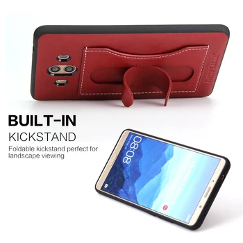 Fierre shann Vintage PU Leather Kick Stand Card Holder for Huawei Mate 10 Phone Holder Cute Back Cover Capa 10pcs
Fierre shann Vintage PU Leather Kick Stand Card Holder for Huawei Mate 10 Phone Holder Cute Back Cover Capa 10pcs