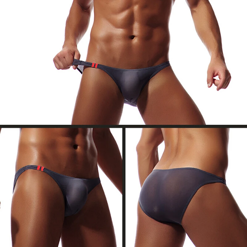 Men's Smooth Soft Sheer Briefs Breathable Ultra Thin Underwear Summer Mini Bikini Underpants U Convex Underwear 8 Colors
Men's Smooth Soft Sheer Briefs Breathable Ultra Thin Underwear Summer Mini Bikini Underpants U Convex Underwear 8 Colors
