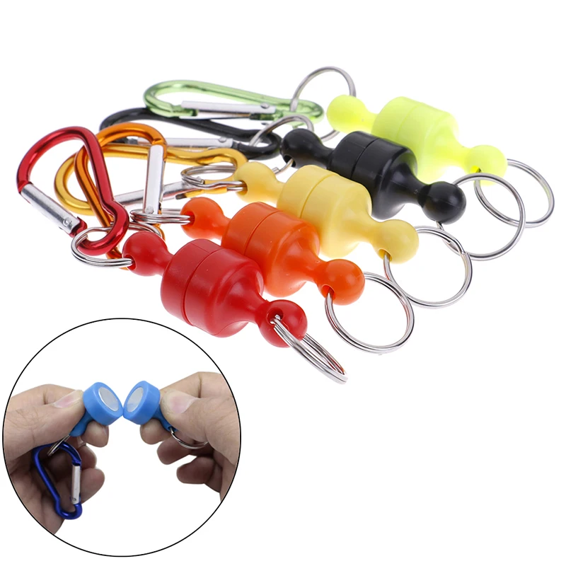 Magnetic Hanging Buckle Fishing Lure Clasp Buckle Magnet Release Lanyard cable for Fly fishing tackle accessory tool 5 Colors
Magnetic Hanging Buckle Fishing Lure Clasp Buckle Magnet Release Lanyard cable for Fly fishing tackle accessory tool 5 Colors