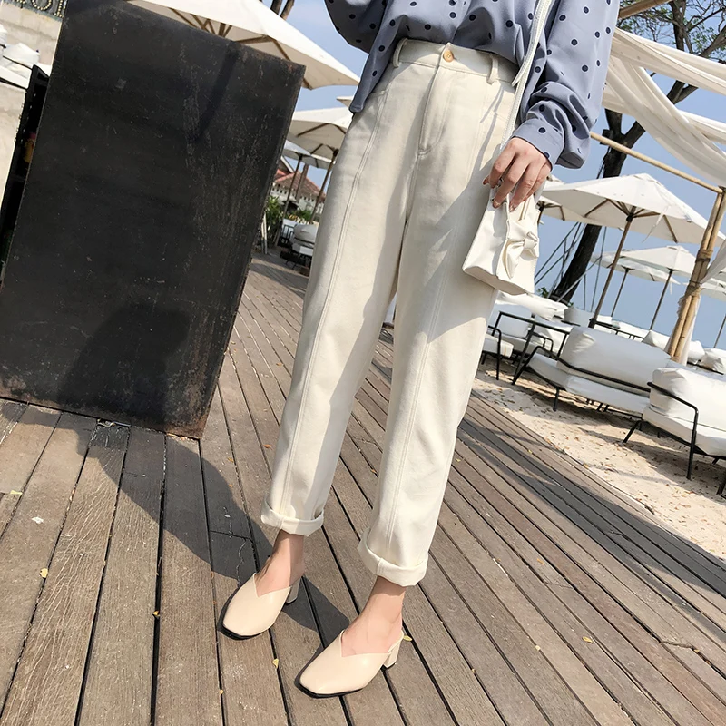 Mishow Women's Pants 2019 Spring Summer High Waist Pockets Harem Pants Office Lady Trousers Female MX19A2568
Mishow Women's Pants 2019 Spring Summer High Waist Pockets Harem Pants Office Lady Trousers Female MX19A2568