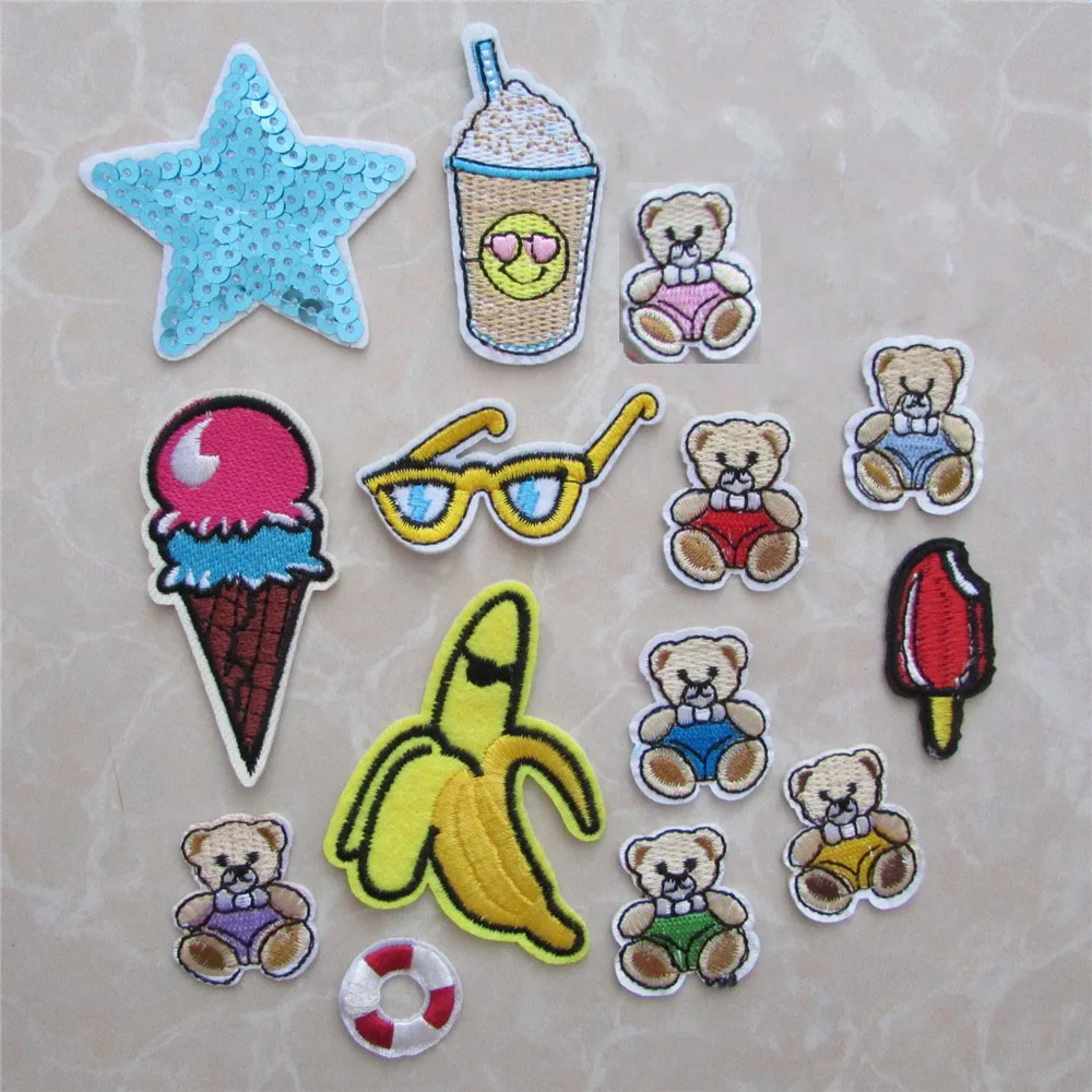 15 kind mixture fashion popular patch hot melt adhesive applique embroidery patches stripes DIY clothing accessory C707-C721
15 kind mixture fashion popular patch hot melt adhesive applique embroidery patches stripes DIY clothing accessory C707-C721