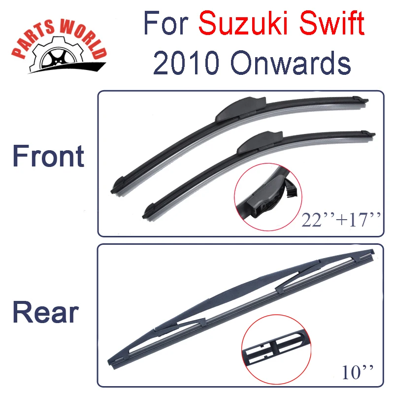 Group Silicone Rubber Windscreen Front And Rear Wiper Blades For Suzuki Swift,2010 Onwards.Windshield Wiper Car Accessories
Group Silicone Rubber Windscreen Front And Rear Wiper Blades For Suzuki Swift,2010 Onwards.Windshield Wiper Car Accessories