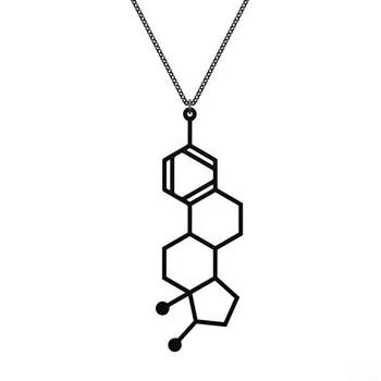Wholesale Estrogen Molecule Necklace Color free Choice Silver or Gold or Matte Black Free Ship 12pcs/lot
Wholesale Estrogen Molecule Necklace Color free Choice Silver or Gold or Matte Black Free Ship 12pcs/lot