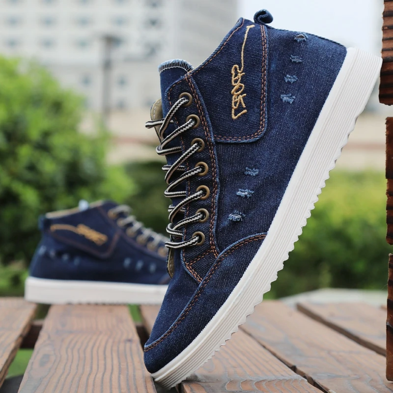 fashion denim canvas men shoes casual men shoes sneakers high top shoes man summer breathable plimsolls flats chaussure homme
fashion denim canvas men shoes casual men shoes sneakers high top shoes man summer breathable plimsolls flats chaussure homme