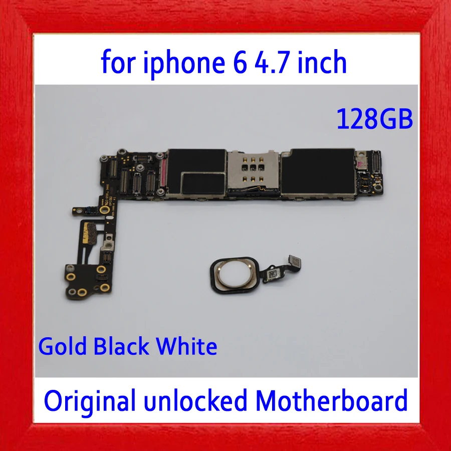 128gb Gold Black White for iphone 6 Motherboard with Touch ID,Original unlocked for iphone 6 Logic board with Chips+Clean iCloud
128gb Gold Black White for iphone 6 Motherboard with Touch ID,Original unlocked for iphone 6 Logic board with Chips+Clean iCloud