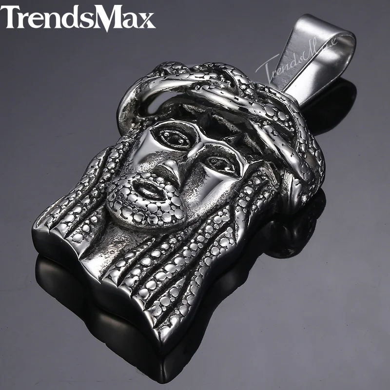 Dropshipping 2018 Men's Jesus Piece Pendant Silver Gold 316L Stainless Steel Pendant Necklace Gifts Jewelry for Men HP431
Dropshipping 2018 Men's Jesus Piece Pendant Silver Gold 316L Stainless Steel Pendant Necklace Gifts Jewelry for Men HP431