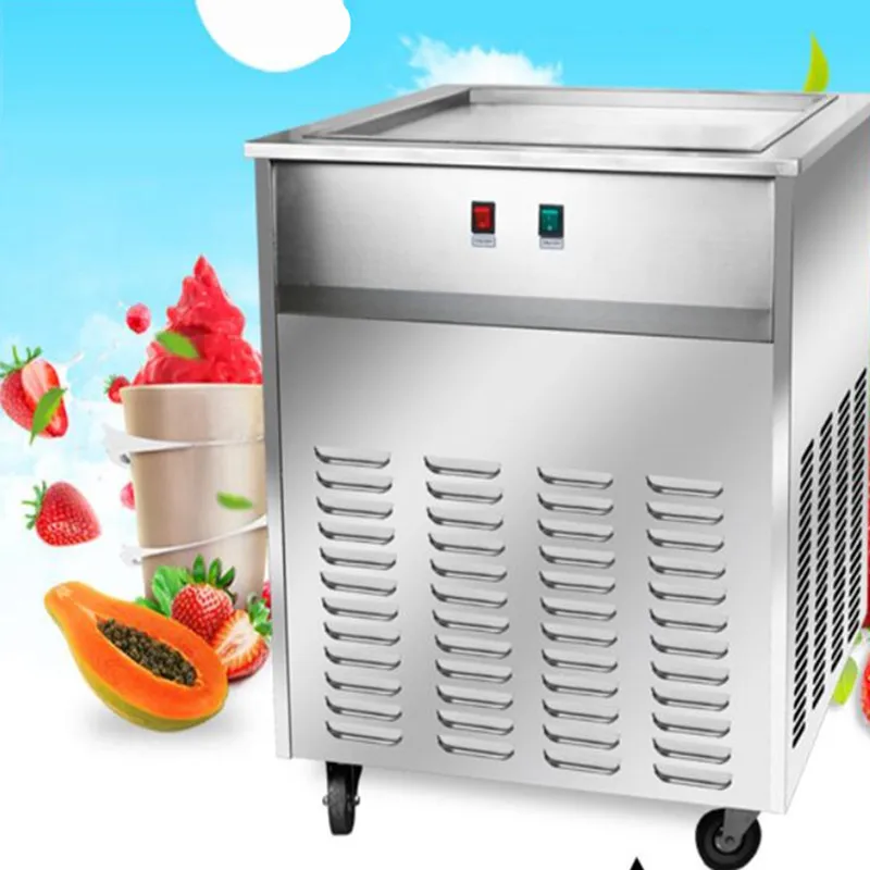single square pan fried ice cream roll machine, chunlan brand compressor Fried ice pan machine,R22 ice pan ice cream machine
single square pan fried ice cream roll machine, chunlan brand compressor Fried ice pan machine,R22 ice pan ice cream machine