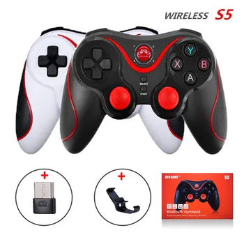 S5 Bluetooth Wireless Game Controller game joystick Game gamepad for Android mobile phone Windows PC tablet pc TV BOX
S5 Bluetooth Wireless Game Controller game joystick Game gamepad for Android mobile phone Windows PC tablet pc TV BOX