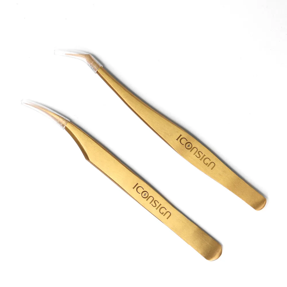 5 Sets/lot 10 Pieces High Quality eyelash Stainless Steel Tweezers Tigthness Gold Anti-static Curved/Bent Curler make up tools
5 Sets/lot 10 Pieces High Quality eyelash Stainless Steel Tweezers Tigthness Gold Anti-static Curved/Bent Curler make up tools