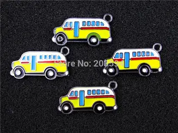 AE316 Mix Color 100Pcs Alloy Metal Enamel School Bus Charms Pendants 32x18mm bead
AE316 Mix Color 100Pcs Alloy Metal Enamel School Bus Charms Pendants 32x18mm bead