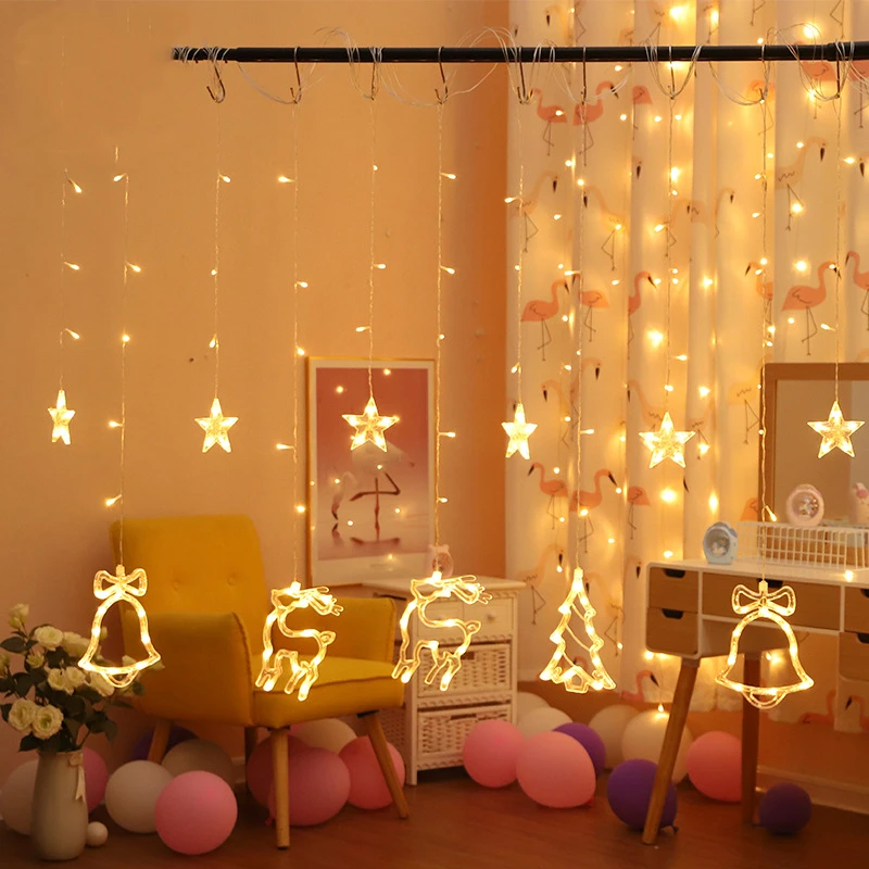 Fairy Garland LED String Lights Christmas Decorations For Home Christmas Lights Outdoor Curtain Lights For Wedding Birthday
Fairy Garland LED String Lights Christmas Decorations For Home Christmas Lights Outdoor Curtain Lights For Wedding Birthday