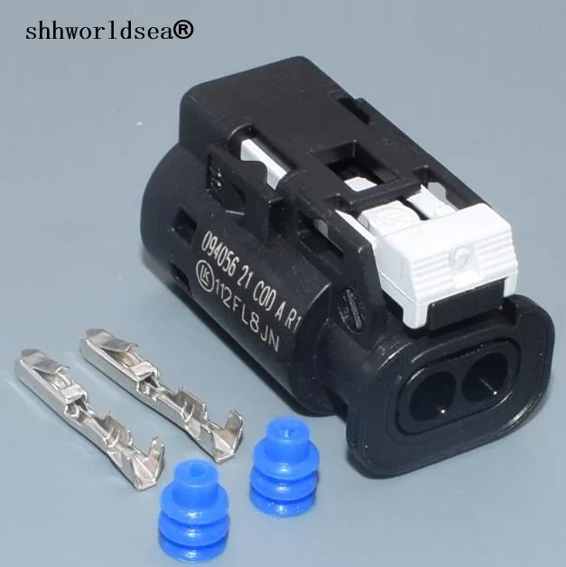 

Shhworldsea 2 pin 1.2mm auto housing waterproof plug wiring harness cable connector female plug 09405621
