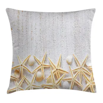 Seashells Pillow Cover Sea Shells Timber Pattern Tropical Honeymoon Getaways Classic Marine Theme Square Accent Pillow Case
Seashells Pillow Cover Sea Shells Timber Pattern Tropical Honeymoon Getaways Classic Marine Theme Square Accent Pillow Case