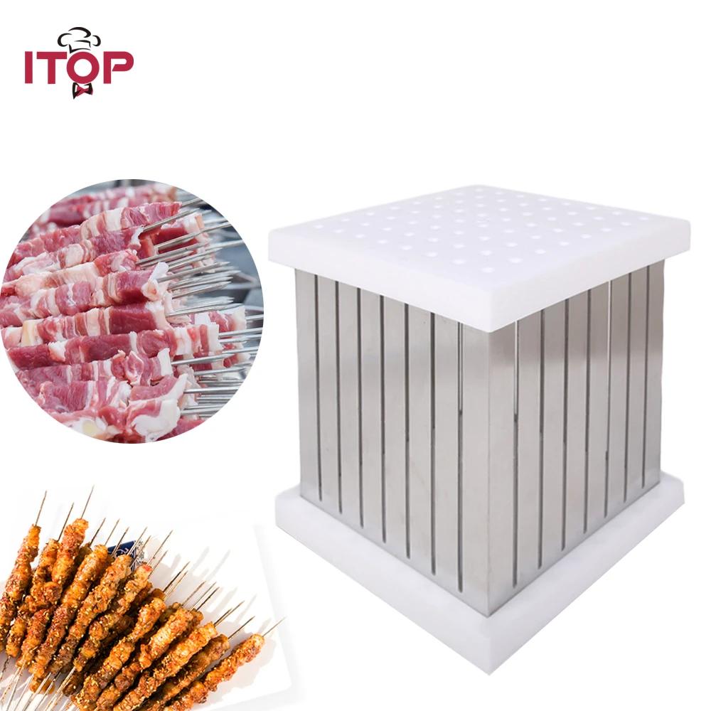 ITOP BBQ 64 Shewers Kebab Maker Box Stainless Steel Kebab Brochette Skewers For BBQ Grill Accessories Tool
ITOP BBQ 64 Shewers Kebab Maker Box Stainless Steel Kebab Brochette Skewers For BBQ Grill Accessories Tool