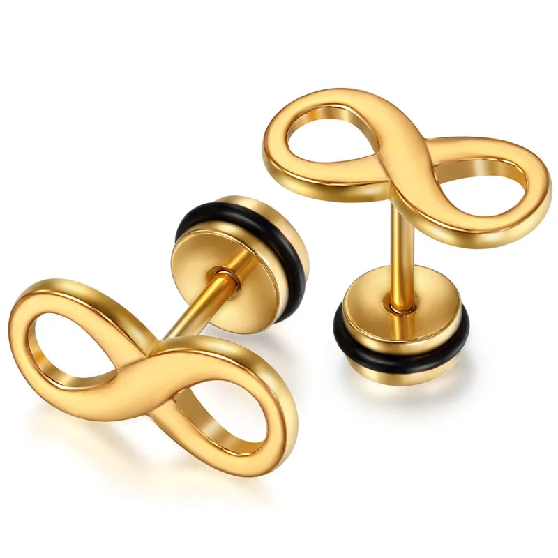 Boniskiss 2017 Hot Selling Gold/Black/Silver Infinity Stud Earrings For Women Boucles D'oreilles Pour Les Femmes
Boniskiss 2017 Hot Selling Gold/Black/Silver Infinity Stud Earrings For Women Boucles D'oreilles Pour Les Femmes