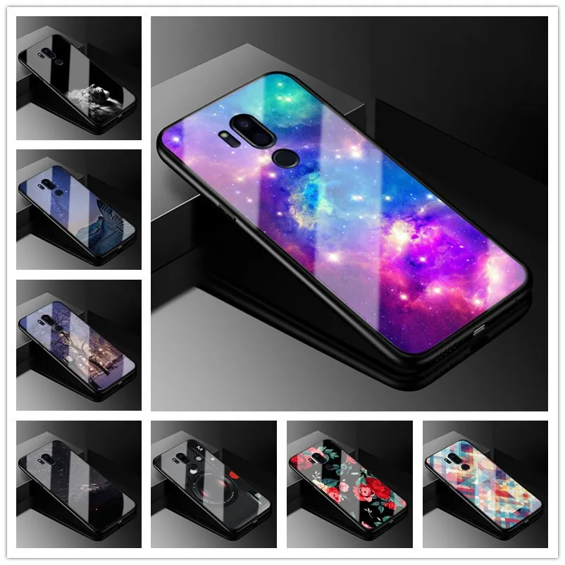 For LG G7 ThinQ Case 6.1'' Tempered Glass Hard Back cover For LG G7 LGG7 Case G710 Phone cases for LG G 7 G7 Plus G7+ Covers
For LG G7 ThinQ Case 6.1'' Tempered Glass Hard Back cover For LG G7 LGG7 Case G710 Phone cases for LG G 7 G7 Plus G7+ Covers