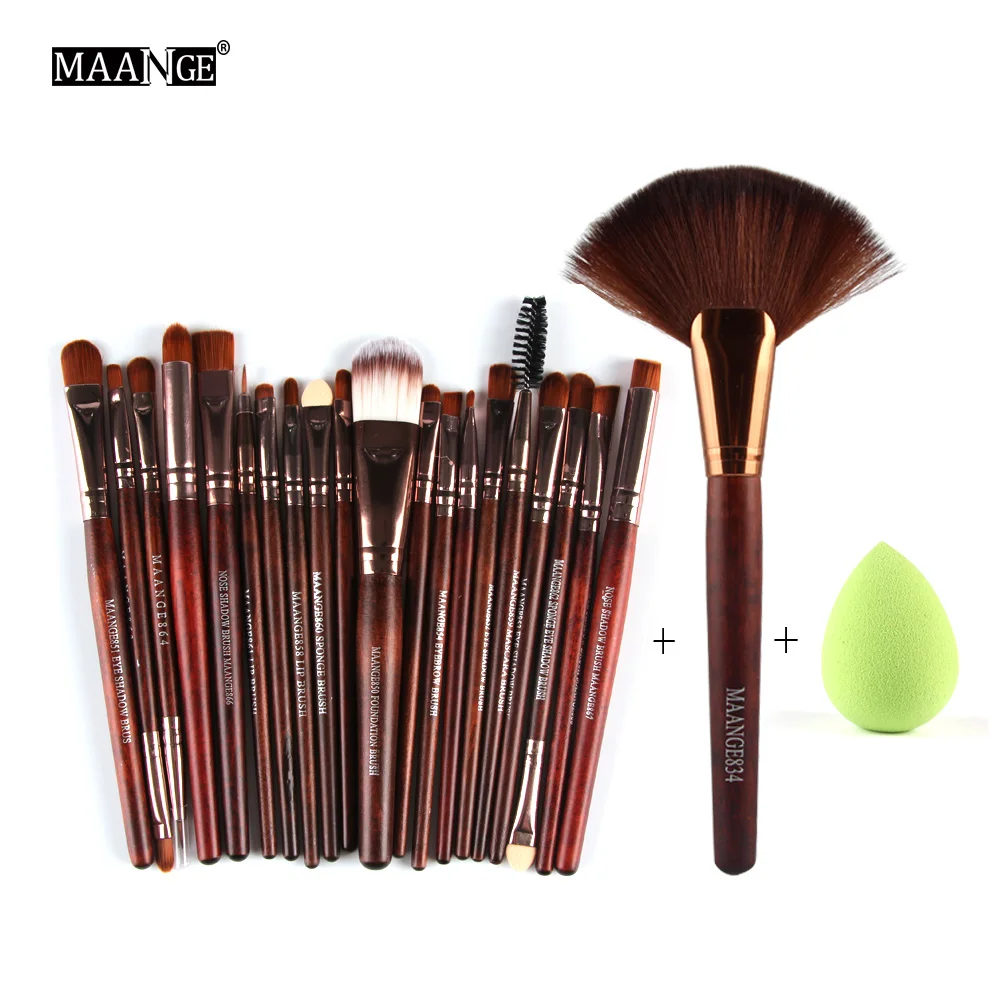 22 Pcs Eyeshadow Powder Foundation Facial Makeup Brushes Set Fan Makeup Brush Sponge Puff Eyeliner Cosmetic Beauty Make Up Tools
22 Pcs Eyeshadow Powder Foundation Facial Makeup Brushes Set Fan Makeup Brush Sponge Puff Eyeliner Cosmetic Beauty Make Up Tools