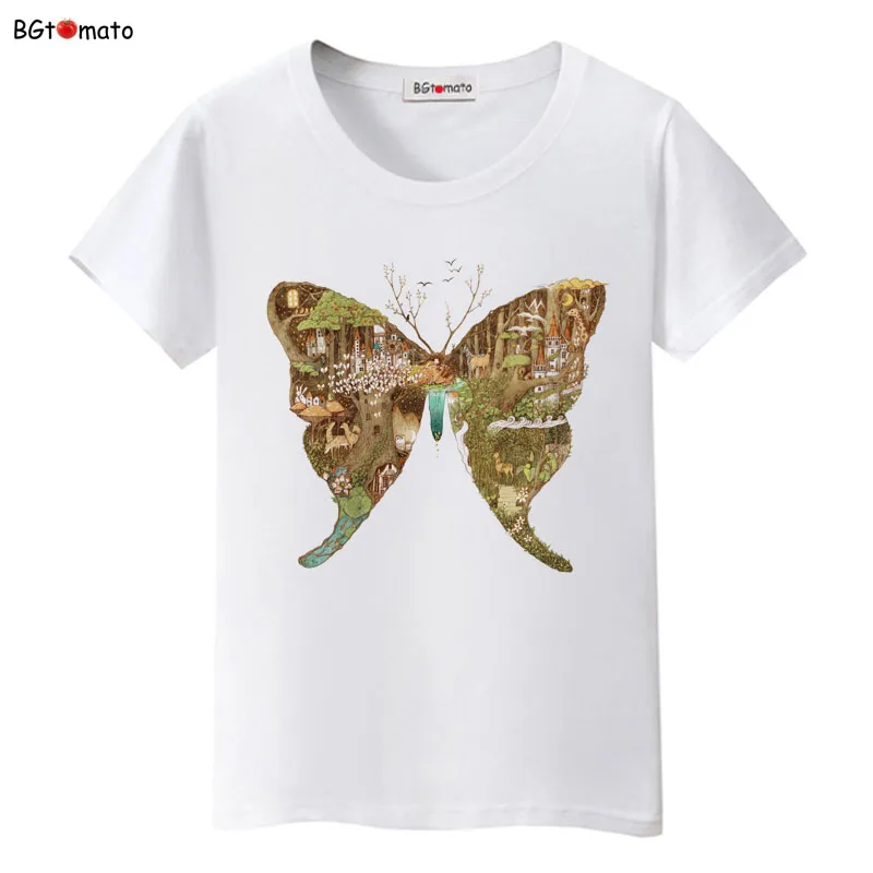2021 Beautiful butterfly printing t shirts for women Creative colorful summer cool shirts Soft casual tops
2021 Beautiful butterfly printing t shirts for women Creative colorful summer cool shirts Soft casual tops