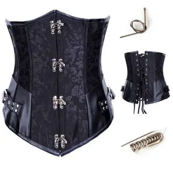 Sexy Steel Boned Corset Women Steampunk Corset Black,Brown Waist Train Corsets and Bustiers For Wedding Dresses Corselet Top
Sexy Steel Boned Corset Women Steampunk Corset Black,Brown Waist Train Corsets and Bustiers For Wedding Dresses Corselet Top