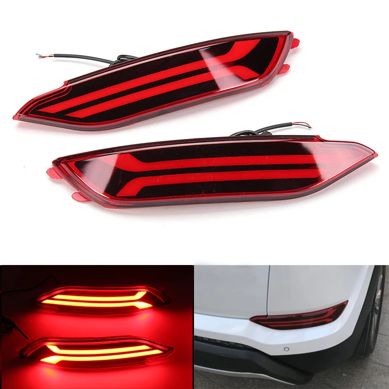 Pair For Hyundai Tucson 2015 2016 LED Rear Bumper Reflector Light Car Driving Brake Fog Trim Molding Tail Lamp
Pair For Hyundai Tucson 2015 2016 LED Rear Bumper Reflector Light Car Driving Brake Fog Trim Molding Tail Lamp