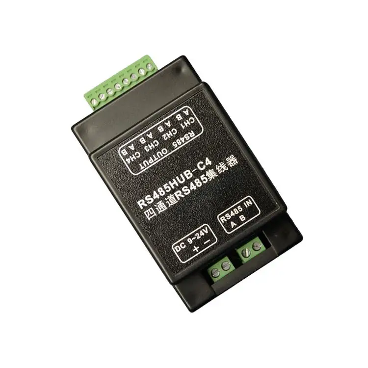 Industrial two-way 4 port four way RS485 hub divider shared amplifier 485HUB packet
Industrial two-way 4 port four way RS485 hub divider shared amplifier 485HUB packet