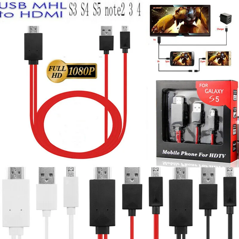 

MHL Micro USB to HDMI 1080P HD TV Cable Adapter For Android Phones Samsung