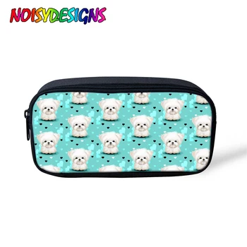 NOISYDESIGNS Cosmetic Bag Case Make Up Bag Organizer Portable Children Pencil Bag Kawaii Maltese Florals Printing Makeup Pouch 
NOISYDESIGNS Cosmetic Bag Case Make Up Bag Organizer Portable Children Pencil Bag Kawaii Maltese Florals Printing Makeup Pouch