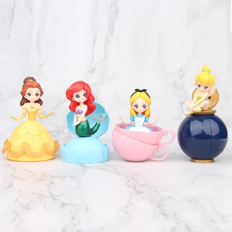 4pcs/set Disney princess Surprise Moana Snow White Merida Princess Mystery Princess Balls Doll action figures Toys for Girls
4pcs/set Disney princess Surprise Moana Snow White Merida Princess Mystery Princess Balls Doll action figures Toys for Girls