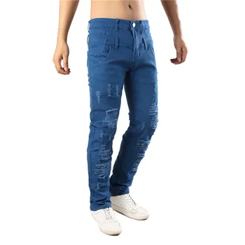2019 Men's Jacket Casual Jeans Fake Double Pants Personality Men's Casual Pants Blue Casual Pants More Sizes 29-40 42
2019 Men's Jacket Casual Jeans Fake Double Pants Personality Men's Casual Pants Blue Casual Pants More Sizes 29-40 42