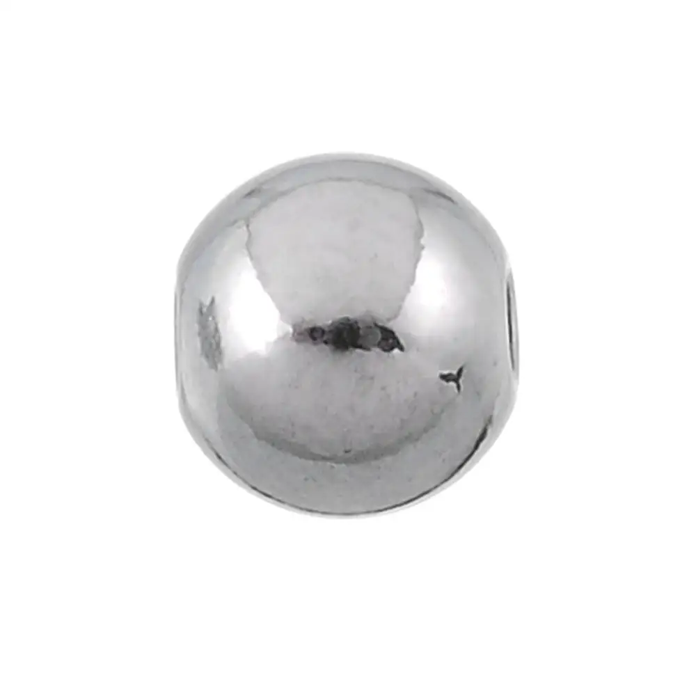 DoreenBeads Stainless Steel Spacer Beads Round dull silver color About 5mm Dia,Hole:Approx 1.0mm,50 PCs
DoreenBeads Stainless Steel Spacer Beads Round dull silver color About 5mm Dia,Hole:Approx 1.0mm,50 PCs