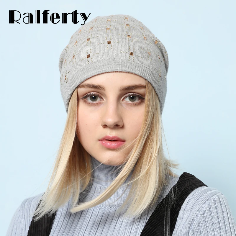 Ralferty 2018 Elegant Ladies Skullies Beanies Crystal Hats For Women 2 Layer Thick Knit Hat Cap Stylish bonnet femme gorros
Ralferty 2018 Elegant Ladies Skullies Beanies Crystal Hats For Women 2 Layer Thick Knit Hat Cap Stylish bonnet femme gorros