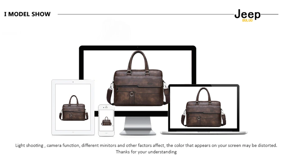 JEEP BULUO Men Briefcase Bag High Quality Business Famous Brand Leather Shoulder Messenger Bags Office Handbag 13.3 inch Laptop JEEP BULUO Men Briefcase Bag High Quality Business Famous Brand Leather Shoulder Messenger Bags Office Handbag 13.3 inch Laptop