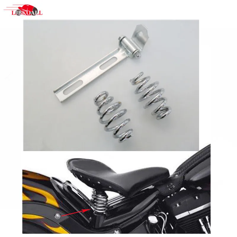 1 Set Chrome Steel Motorcycles Solo Seat 3" Inchs Springs Bracket Mounting For Harley Chopper Bobber Custom Free Shipping
1 Set Chrome Steel Motorcycles Solo Seat 3" Inchs Springs Bracket Mounting For Harley Chopper Bobber Custom Free Shipping